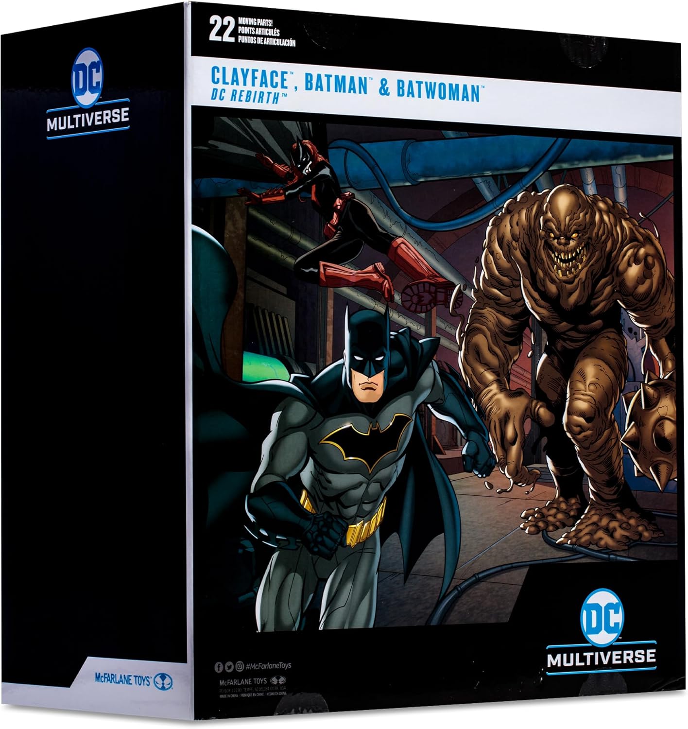 DC Multiverse Action Figure Multipack of Clayface, Batman & Batwoman (DC Rebirth)