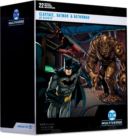 DC Multiverse Action Figure Multipack of Clayface, Batman & Batwoman (DC Rebirth)