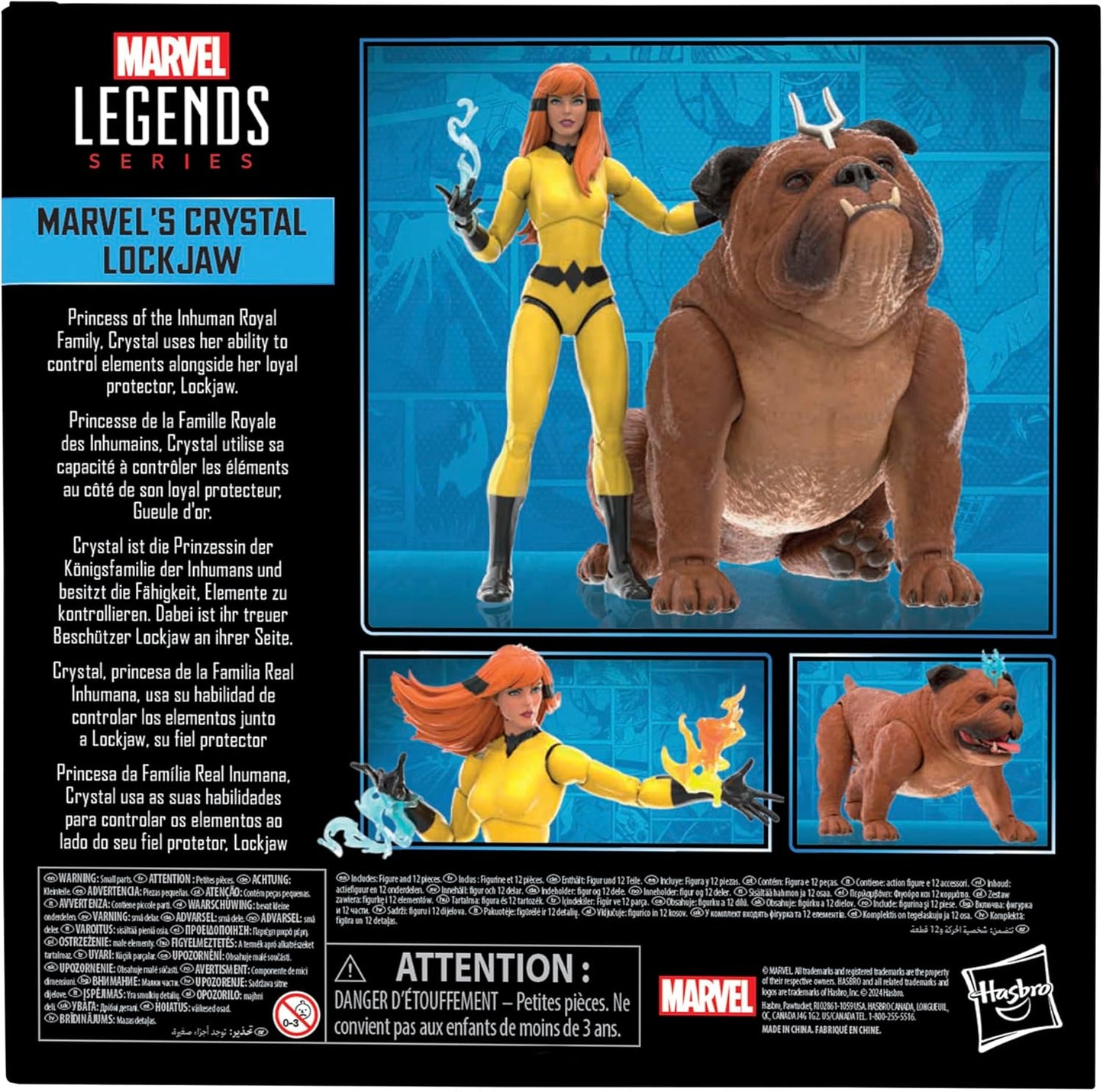 Marvel Legends Series - Marvel's Crystal and Lockjaw